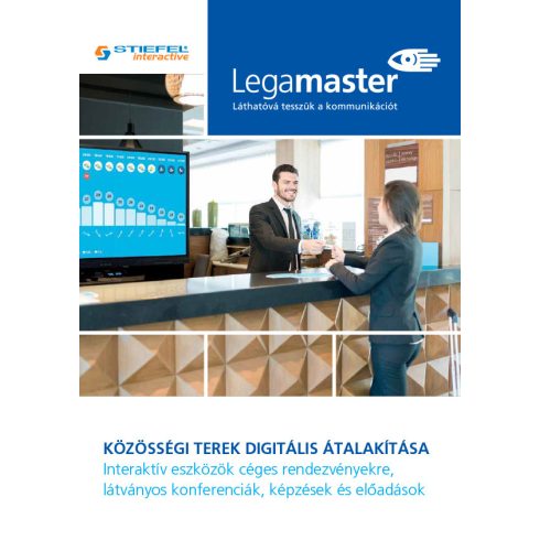 Közösségi terek digitális átalakítása - Stiefel logóval