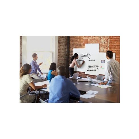 BOARD-UP! keret nélküli fehértábla 75x50 cm