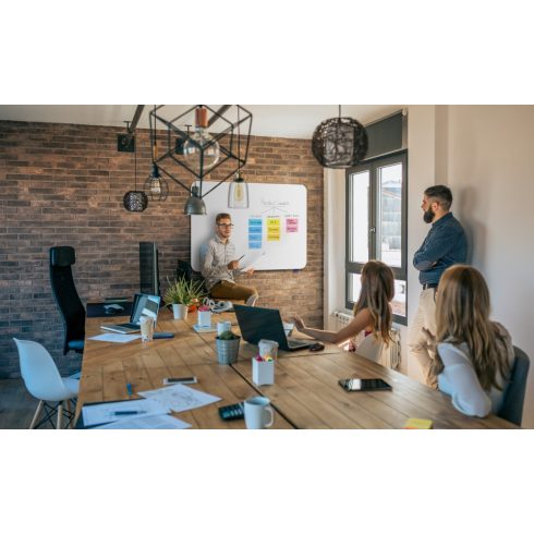 Legamaster ESSENCE keret nélküli mágneses fehértábla (whiteboard) 100x150 cm (fekvő)