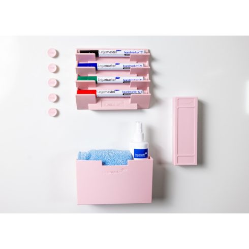 Mágneses táblafilctartó fehértáblákhoz, lágy rózsaszín