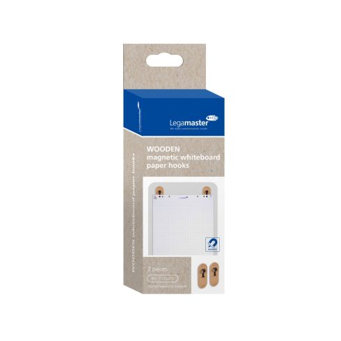 Fa papírtartó kampó fehértáblához (mágneses)