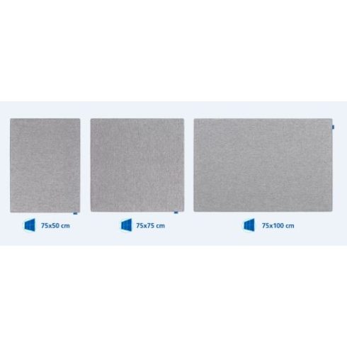 BOARD-UP Acoustic tűzhető tábla 75x100 cm (fekvő) (soft beige)