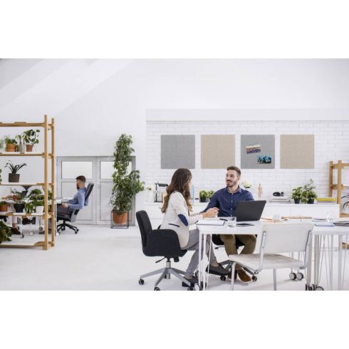 BOARD-UP Acoustic tűzhető tábla 75x75 cm (soft beige)