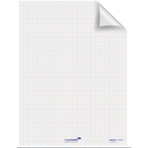 Legamaster Magic-Chart, elektrosztatikus flipchart (négyzethálós) 60x80 cm