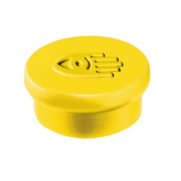 Táblamágnes, 10 mm, sárga