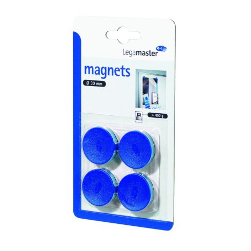 Táblamágnes, 30 mm, kék
