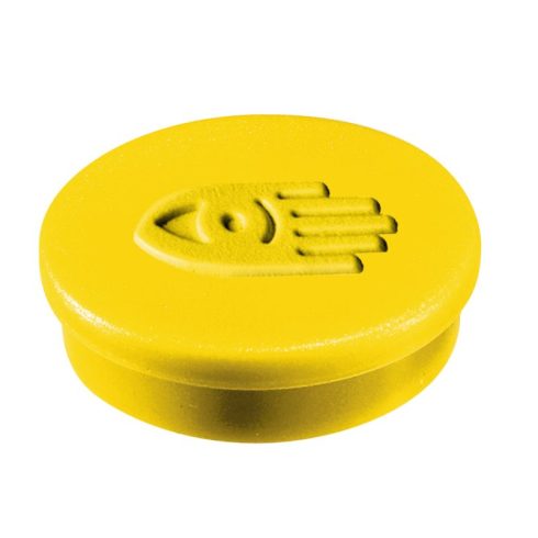 Táblamágnes, 30 mm, sárga