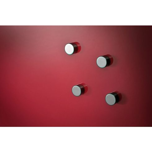 Extra erős mágnes üvegtáblákhoz, 6 db/csomag, ezüst