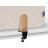   ELEMENTS acoustic íróasztali elválasztó 60x120cm lágy bézs