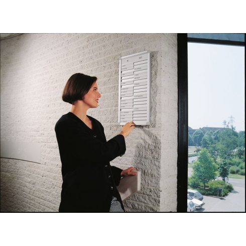 Legamaster PROFESSIONAL "jelen-távol" tábla, 20 fő