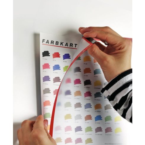 Mágneses irattartó A3, piros, 5 db UTOLSÓ DARAB!