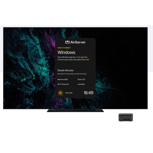 Legamaster Airserver Connect 2 -  All-In-One Képernyőmegosztó eszköz