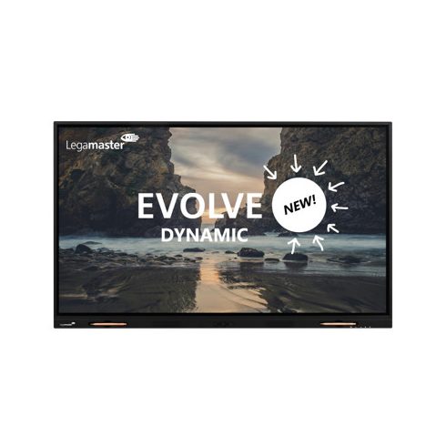 Legamaster Evolve Dynamic interaktív érintőkijelző 86" (EVD-8600) Gynzy oktatási szoftverrel